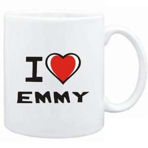  Mug White I love Emmy  Female Names