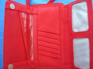 Travelon Red Microfiber Organizer Shoulder Purse Bag  