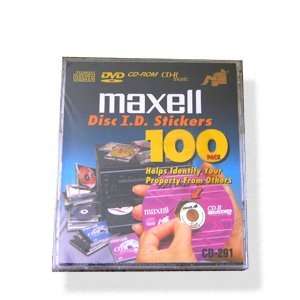  3 Maxell CD 291 Disc ID Stickers. CD DVD CD R CD Rom Electronics
