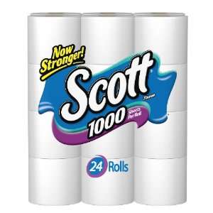  Scott 1000 Bathroom Tissue, 24 Pack