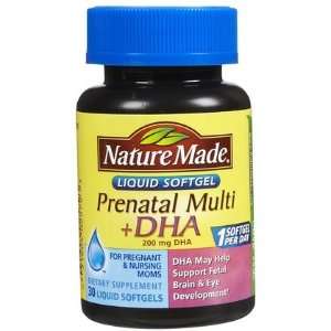  Nature Made Prenatal Multivitamin + DHA 200 mg Softgels 