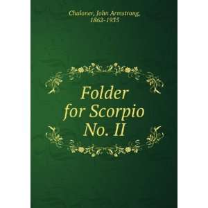   Folder for Scorpio No. II John Armstrong, 1862 1935 Chaloner Books