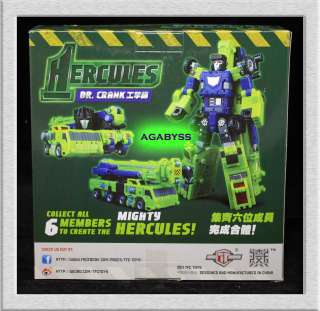 Transformers TFC Toys Hercules Devastator Dr Crank 4 of 6 Hook IN USA 