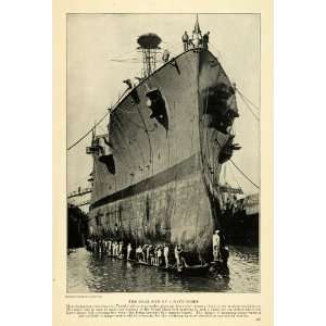  1915 Print Florida Battleship Navy Military Sea Sailor 