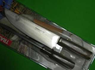 Set TRAMONTINA Brazil Brazilian GAUCHO Knife Sharpener Sheath  