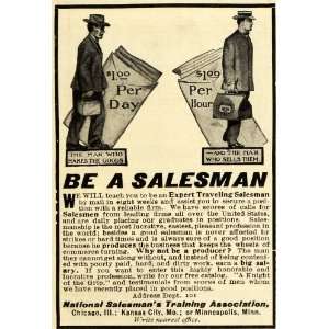  1908 Ad National Traveling Salesman Training Sales Marketing 