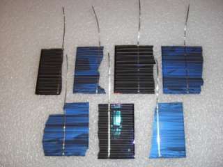 Solar Cells DIY 130+ea ~1x3 Pieces Pre Tabbed B Grade  