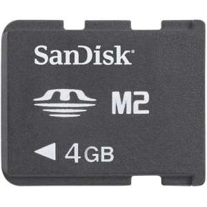  New OEM SanDisk Memory Stick M2 4GB Card