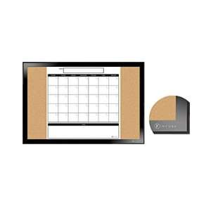  INFUSE 3 x 2 Jet Black Magnetic Calendar Combo Board 