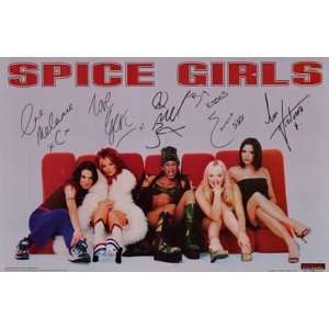  Spice Girls Signatures Posh Ginger Scary 23x35 Poster 