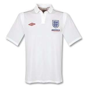  09 10 England Touchline Tee   White