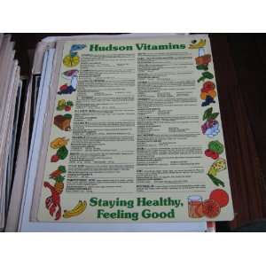  Hudson Vitamins Advertisment Poster 