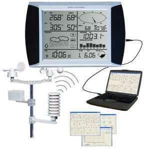  Pro Wireless LCD Touch Screen Weather Station with PC Interface 