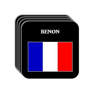  France   BENON Set of 4 Mini Mousepad Coasters 