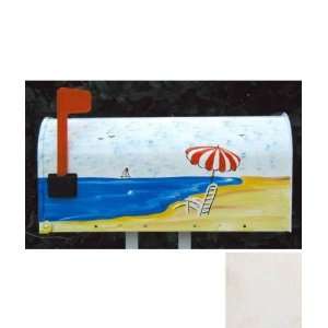  Beach Chair Mailbox (Cream) (9H x 6.85W x 20D) Patio 