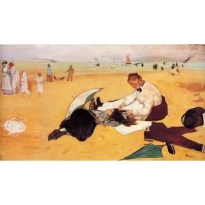  Oil Painting Beach Scene Edgar Degas Hand Painted Art 