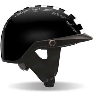  Bell Pit Boss Half Motorcycle Helmet Checker M Automotive