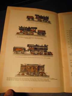 RARE Original Ives Toy Train Cast Iron Catalog 1911  