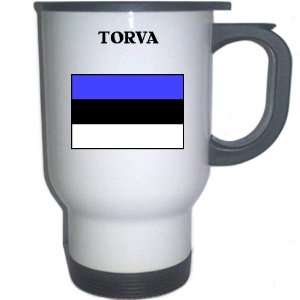  Estonia   TORVA White Stainless Steel Mug Everything 