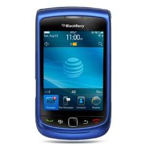  BLACKBERRY TORCH 2 / TORCH / 9800 CRYSTAL RUBBER CASE BLUE 