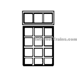  Grandt Line HO Scale Window & Transom Set (4/ Pkg.) Toys & Games