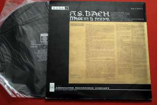 BACH #2 MASS IN B MINOR BWV 232 CLASSICAL UK LP  