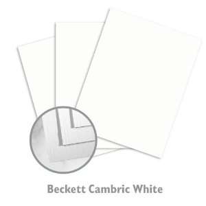  Beckett Cambric White Paper   500/Ream