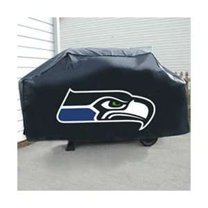 Seattle Seahawks NFL DELUXE Barbeque Grill Cover  Sports 