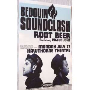 Bedouin SoundClash Poster   WB Concert Flyer