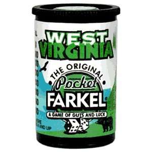  West Virginia State Pocket Farkel Dice Game Toys & Games