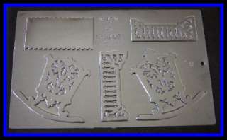 NEW CK ***3D BABY CRADLE*** Candy Mold 11540  