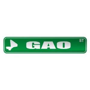   GAO ST  STREET SIGN CITY MALI