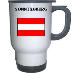 Austria   SONNTAGBERG White Stainless Steel Mug 