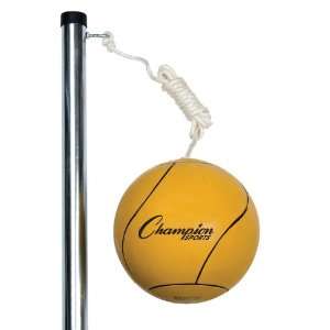 Champion Sports Deluxe Tetherball Set Carry Bag SET   YELLOW BALL SET 