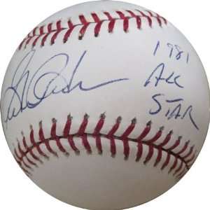 Gorman Thomas Signed Baseball   with 1981 All Star Inscription 