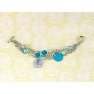  Bejeweled Blue Bracelet