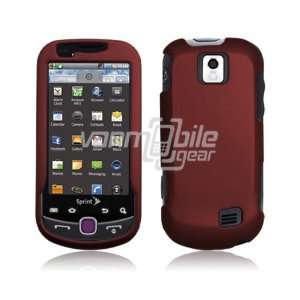  DARK RED HARD CASE + LCD Screen Protector for SAMSUNG 
