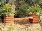 Plantar Bench Potting Box Landscape Plans DIY