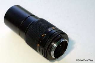 Minolta MC 200mm f4 lens celtic telephoto prime rated A  
