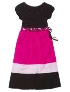 NWT LIMITED TOO / JUSTICE SZ 14 SEQUIN COLORBLOCK DRESS  