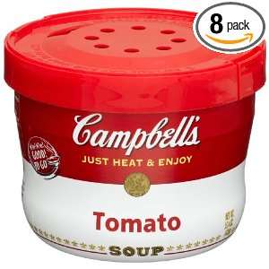Campbells Red & White Tomato Soup, 15.4 Ounce Tubs (Pack of 8 