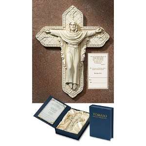  7.5 Inches High, Tomaso Risen Christ Gifts Cross, Packaged 