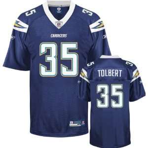  Mike Tolbert Jersey Reebok #35 Navy San Diego Chargers 