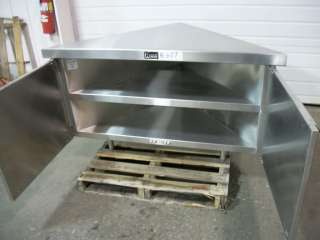   Stainless Steel Corner Cabinet commercial kitchen restaurant bakery