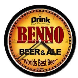  BENNO beer and ale cerveza wall clock 