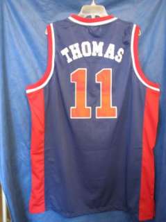 New MITCHELL &NESS Detroit Pistons JERSEY #11 Thomas 58  