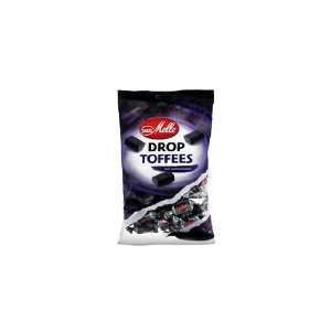 Vanmelle Licorice Drop Toffees (Economy Case Pack) 8 Oz Bag (Pack of 