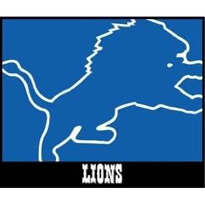   Lions Blitz Collection NFL Football Throw Blanket