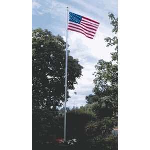  20ft Residential flagpole with Valley Forge nylon flag 
