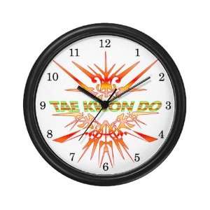  TKD Abstract Sparring Sports Wall Clock by 